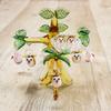 Fourcart Cute Handmade Glass Craft [Owl Nest Tree] X 3-Piece Set