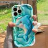 Phone Case: 2D Flat Design Suitable for iPhone 18 17 16 15 14 13 Pro Protective Case, Bubble Background, Perfect Christmas and Halloween Holiday Gift
