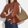 Coach Jules 29 Klassisch Presbyopie Reißverschluss Leinwand und genarbtes Leder Hand-Schulter-Crossbody-Tasche Groß Damen Khaki