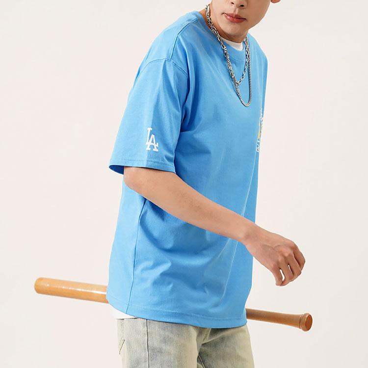 New MLB Los Angeles Dodgers T Shirt American Vintage, Dopamine Dressing Unisex Blue 3ATSL4023-07BLS