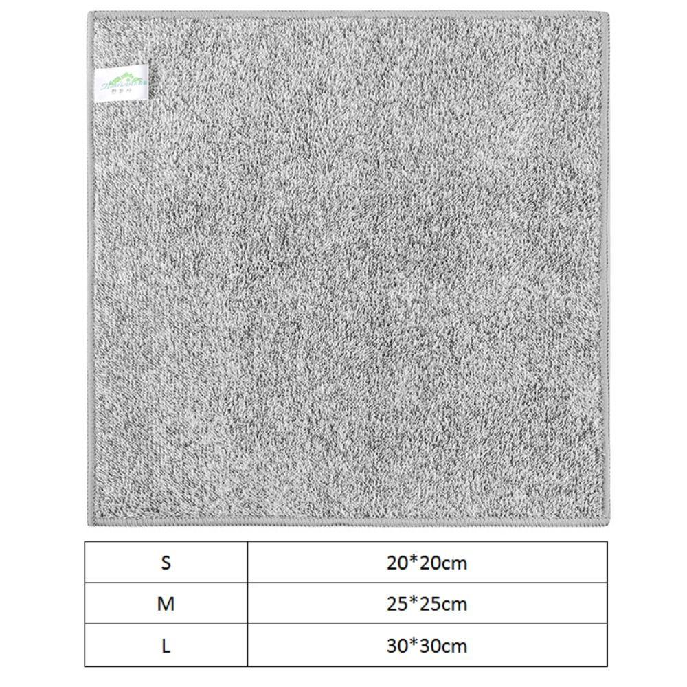 No Shedding Bamboo Charcoal Fiber Washing Cloth Kitchen Towel Cleaning Cloth Dish Towel Dishcloth
