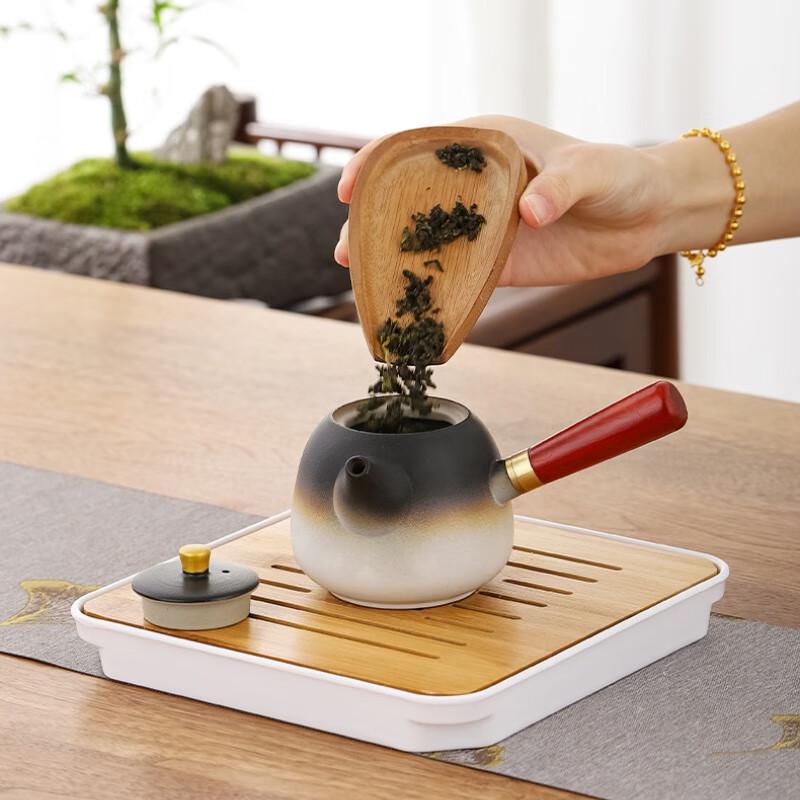 Portable Black Pottery Travel Kung Fu Tea Set