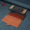 DENIOR B06 For Samsung Galaxy S24 Ultra Case Magnetic Detachable Wallet Stand Leather + TPU Phone Cover