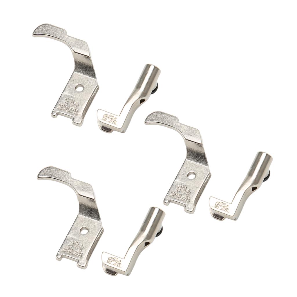 3 Sets Nähmaschinen-Nähfuß Glättend Robust Stahl Leicht Flexibel Nähfuß-Set für Reparatur Ersatz