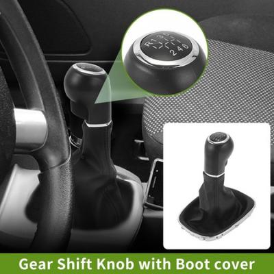6 Speed Manual Gear Shifter Knob with Cover for Opel Corsa 2007-2014 Plastic