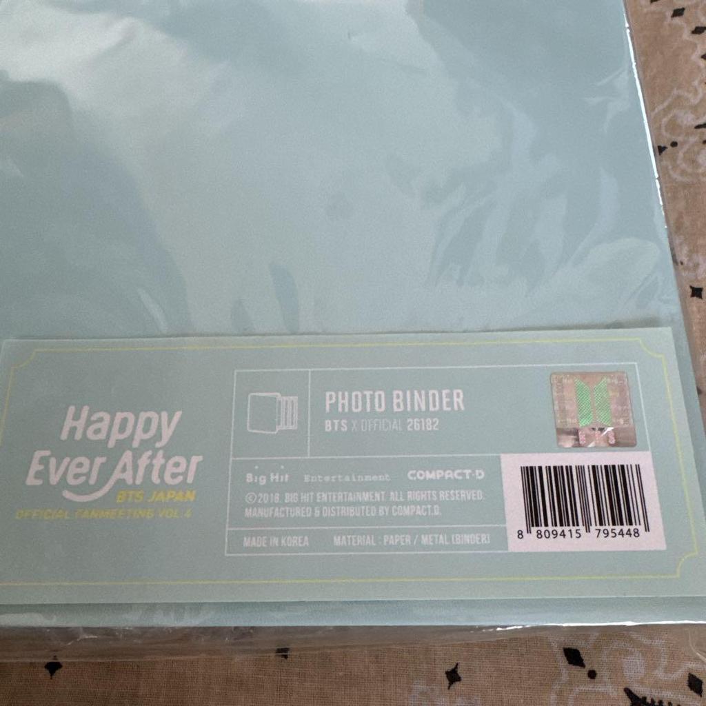 [USED] BTS Happy Ever After Photo Binder HapiEva