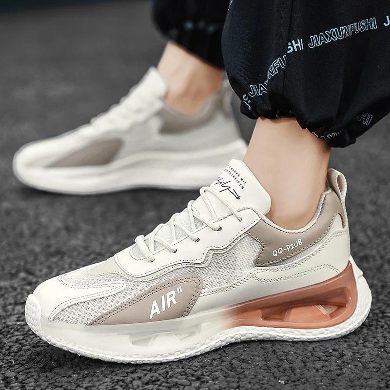 Pánské značkové boty na platformě, prodyšné a odolné proti opotřebení, běžecké boty, tenisky, módní boty na platformě, pánské boty