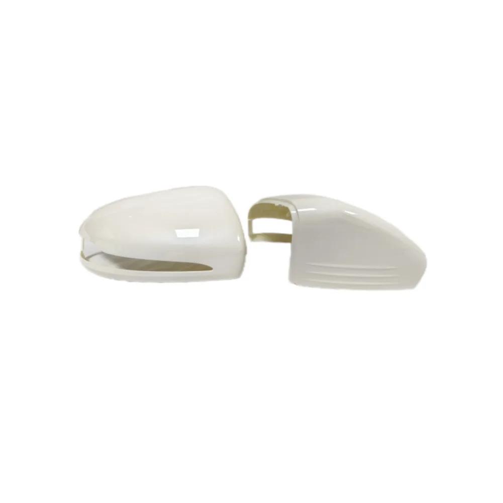 2x Replacement Rearview Side Mirror Cover Cap For MERCEDES C W205 For E W213 For GLC X253 For Left-Hand Drive White Black