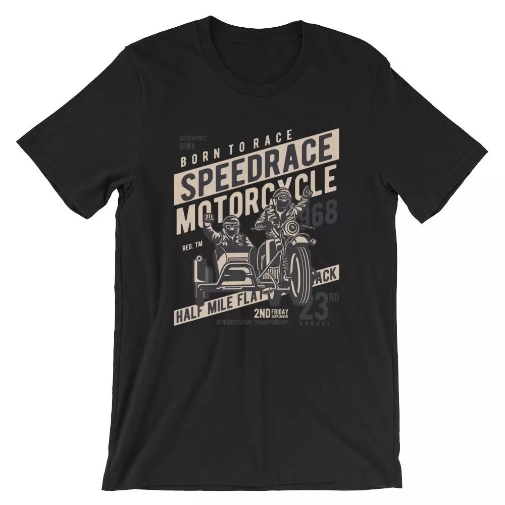 

Speed Race T Shirt Biker Motorcycle Sidecar XL