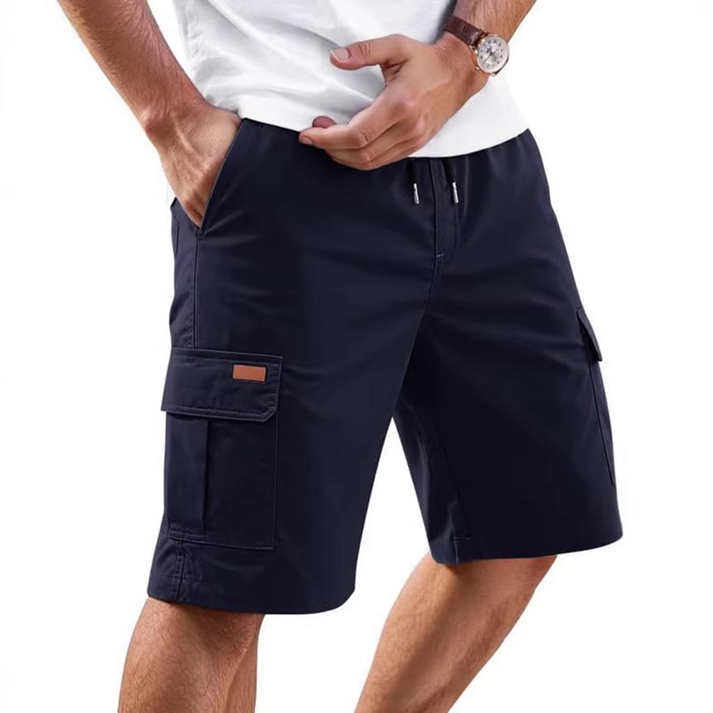 Men's Casual Drawstring Shorts -  Color - Loose Fit - Outdoor Casual Five-pocket Pants