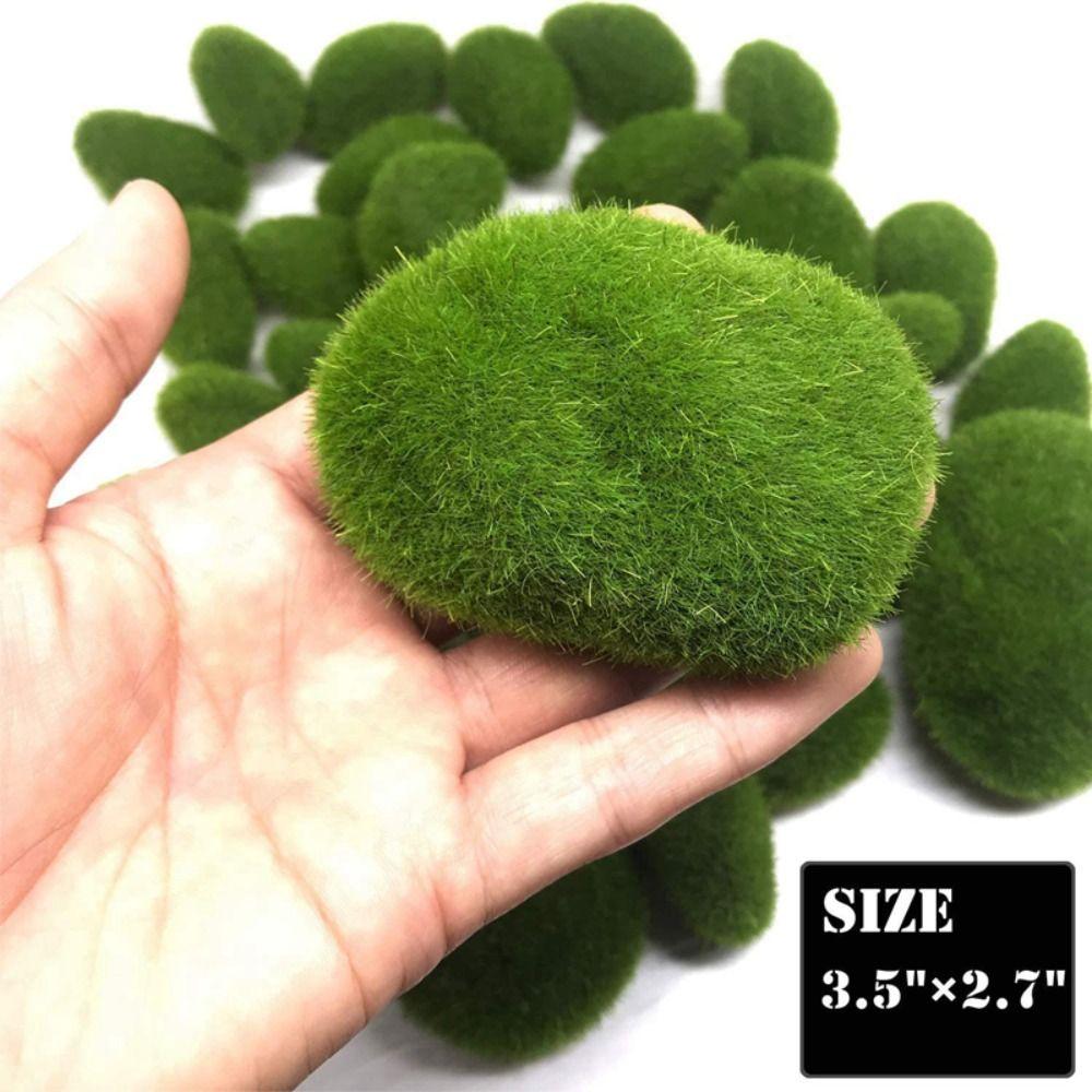 Landscap Wedding Decoration Floral Arrangements Fake Rock Moss Artificial Grass Artificial Plants
