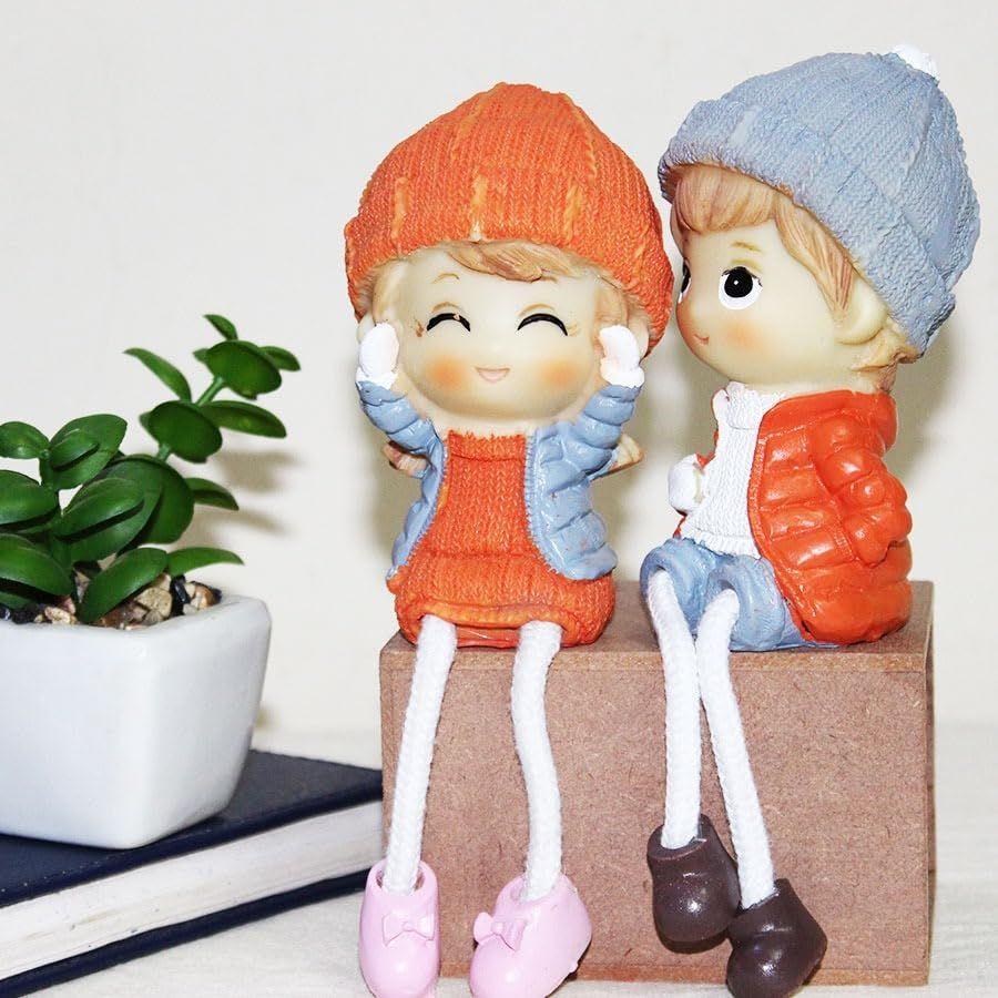 Showpiece | Cute Boy &Girl | Gift for Him/Her, Home Décor, Living Room, Bedroom | Wedding, Anniversary,Birthday Gift for Girlfriend
