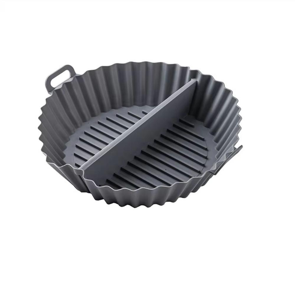 High-Temperature Resistant Silicone Baking Tray Food Grade Circular Oven Mat Microwave Use