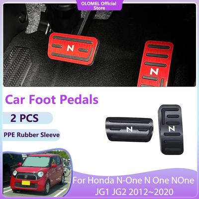 For Honda N-One N One NOne JG1 JG2 2012~2020 Quality Accelerator Car Gas Pedal Accessorie Non-slip Steel Brake No Drilling Alloy