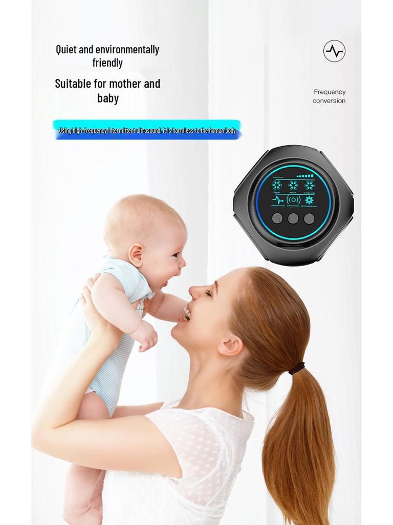 Upgraded 4-in-1 Ultrasonic 360° Pest Repellent: Mosquito & Rodent Repeller