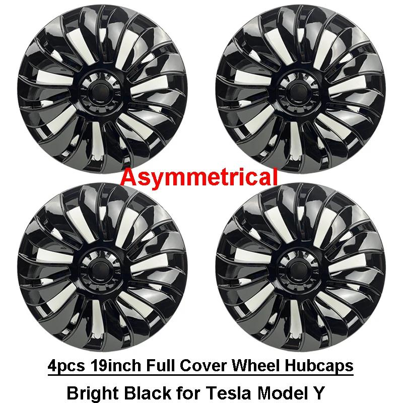 For Tesla Model Y Replacement Wheel Hubcaps 19 Inch Hub Cap ModelY Full Rim Cover Exterior Modified Accessories 2023 2022 2021