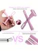 1 Stück Magnetischer Nagelstick 5 in 1 Kreuz Katzenauge UV Gelpoliermittel Magnet 9D 5D Linienstreifenmuster Salon DIY Nail Art Design Tool