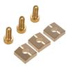 Blocca Corde per Ponte Tremolo Chitarra Elettrica, Blocco Dado e Morsetto in Metallo con Viti Esagonali Upgrade Stabilità Accordatura per Sistema Floyd Rose