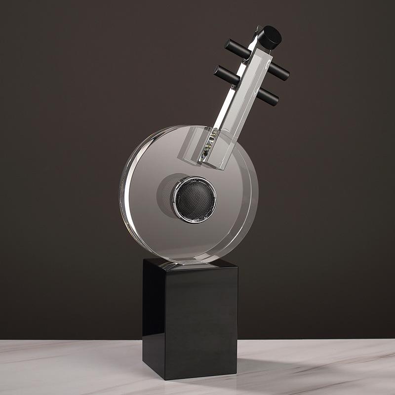 

Легкая роскошь современный кристалл пипа креативные украшения гостиная винный шкаф модель комнаты мягкие украшения музыкальные инструменты украшения ремесла Small Pipa Ornament