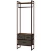 Compact Clothes Rail, with Drawers and Shelf