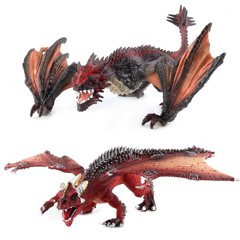 Simulation Solid Dinosaur Model War Dragon Beast Fire Dragon Beast Magic Dragon Beast God Dragon Beast Chimera Beast Doll
