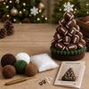 3D Knitted Christmas Tree Craft Set Sports Ball Christmas Tree Material Kit  Home Decoration