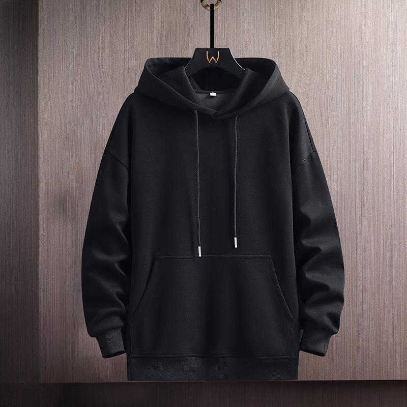 Spring and Autumn New Men's Sweater Casual Versatile Youth Handsome Pullover Hooded Long Sleeve T-Shirt Sweater