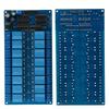 16 Channel Relay Module Electromagnetic Board for ARMAVR PIC PLC Low Level Trigger12V