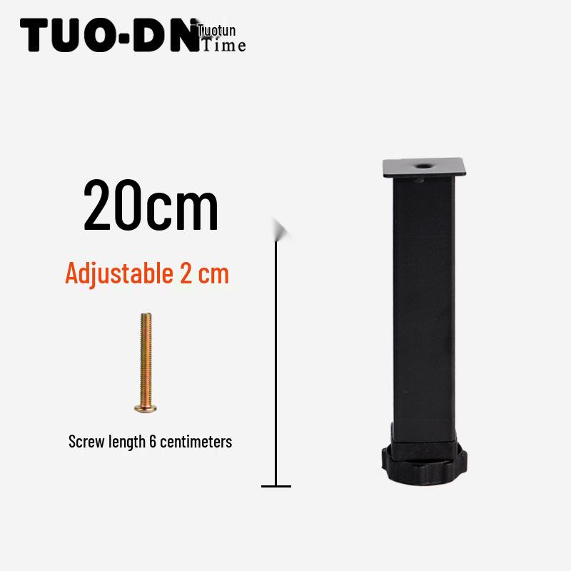 Adjustable Ribbed Bed Frame Support Legs - T-Shaped Accessories