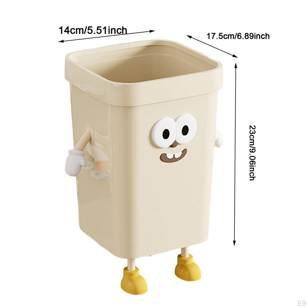 Creative Cartoon Shape Trash Can, Stylish Home Under Desk Bedroom, Kitchen,