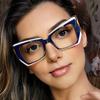 Lunettes Bloquant la Lumière Bleue pour Homme Femme Monture Large Lunettes Carrées Anti-Fatigue Moniteur d'Ordinateur Gaming Lecture Lunettes