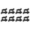 50pcs Electric Fence Insulators Pulse Electric Fence Terminal Rod Insulators with 3.2cm Hole for Farm