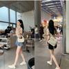 ~ Old cowhide lace-up casual versatile sports board shoes round head white shoes women's new models