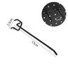 1Set Metal Perforated Panel Jewelry Display Rack with 12 Hooks Nail Board New Display Shelves
