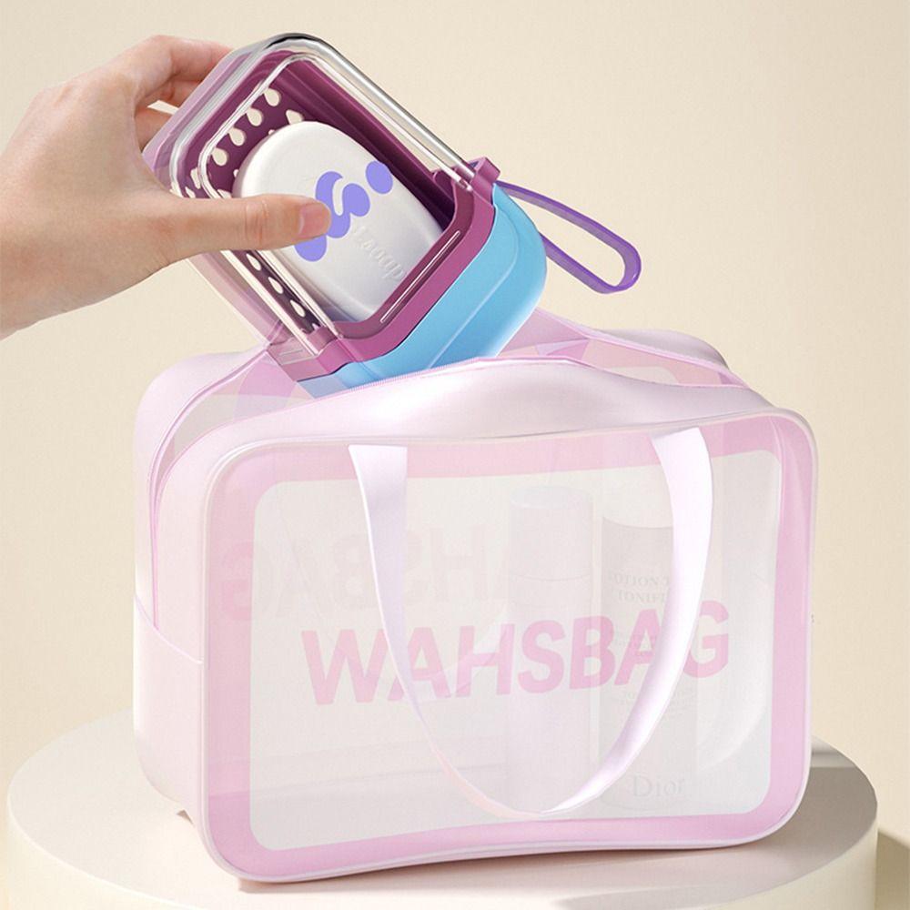 Cartoon Travel Soap Dish Leak-Proof Plastic Soap Holder Sealed Soap Rack  Outdoor Activities