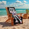 Personalized customized proof beach towel with Mobile Suit Gundam pattern - soft, absorbent,quick-drying,perfect swimming,camping&bathing