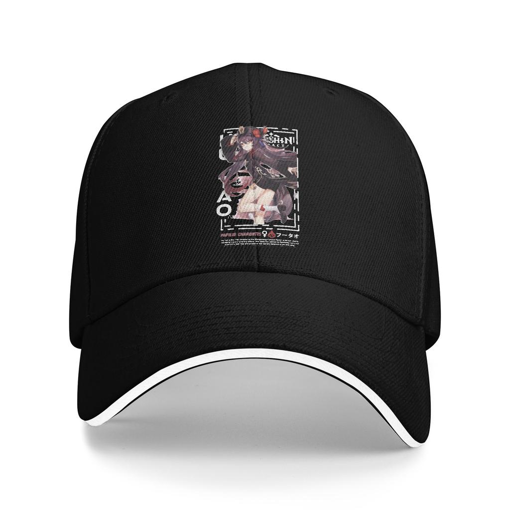 Genshin Impact Cute Geo Slime Baseball Cap Retro Anime Game Sandwich Hats Unisex Style Polyester Dad Hat Sport