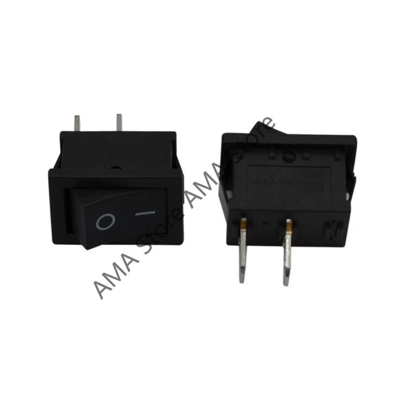 

X7JF 10Pcs Ship Type Switches 10x15mm 2PIN SPST ON/OFF Rocker Switches 250V 3A Suitable for Car Truck Boat CHINA