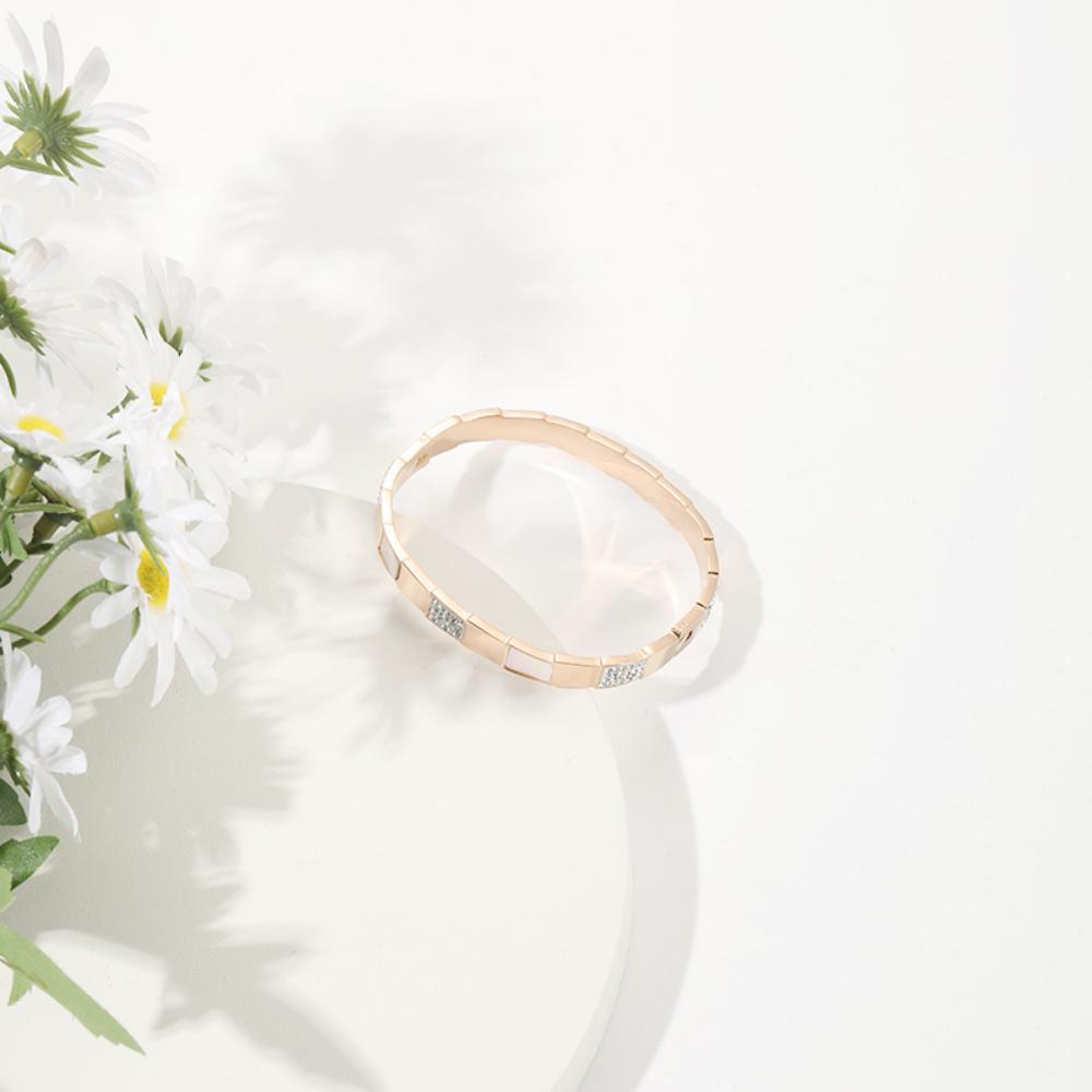 Vermiculite Baiba Light Titanium Steel Bracelet