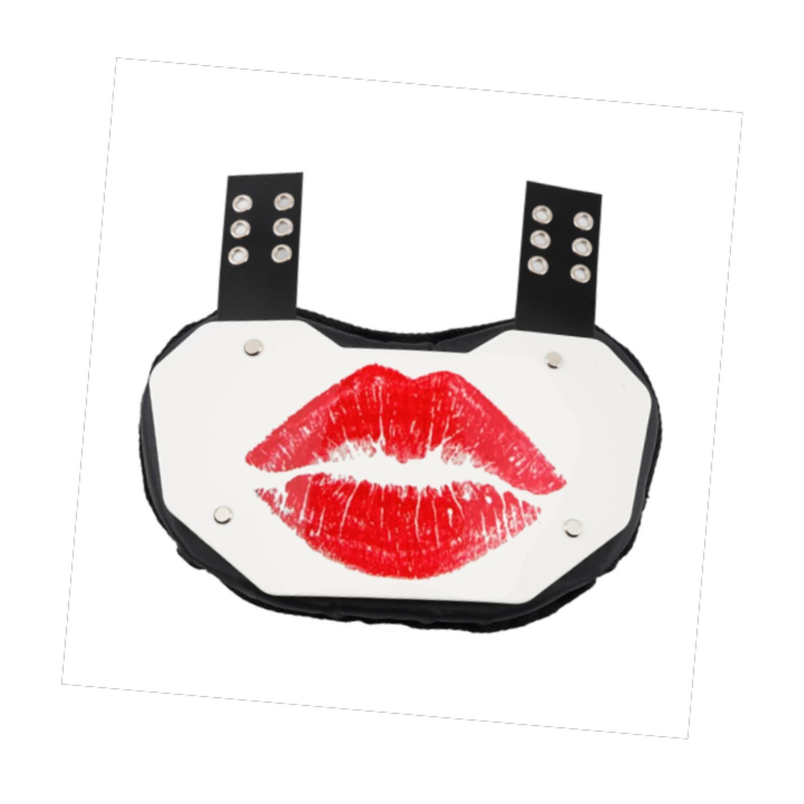 Football Back Plate for Athletes Stylish Back Bone Plate Rear Back Protector 30cmx26cm