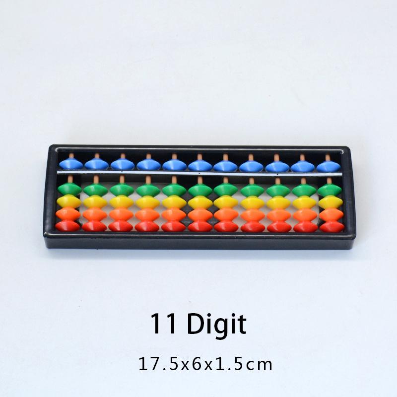 7/9/1113/15/17 Column Plastic Abacus Soroban Calculating Tool Montessori Math Toy For Kids Arithmetic Mental Arithmetic Learn