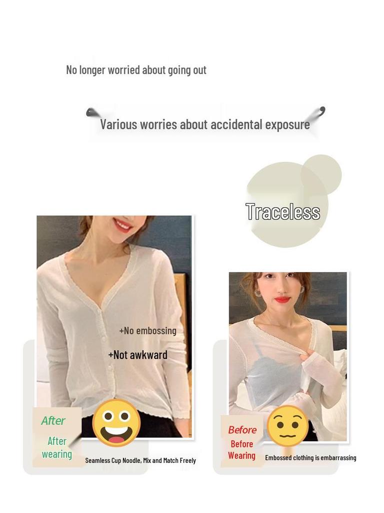 Hot Selling Strapless Push-Up Bra for Small Bust - Wire-Free, Lift & Shape, Anti-Slip, Beautiful Back Design