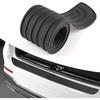 Car Rear Bumper Protector, 35Inch X3.15Inch Rear Bumper Protector, Car Rear Bumper Edge Guards, Trunk Anti-Collision Sticker, Rubber Anti-Scratch