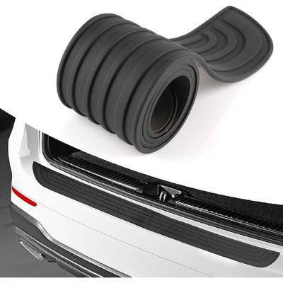 Car Rear Bumper Protector, 35Inch X3.15Inch Rear Bumper Protector, Car Rear Bumper Edge Guards, Trunk Anti-Collision Sticker, Rubber Anti-Scratch