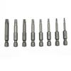 Efficient Hex Shank Fivepoint Magnetic Torx Screwdriver Bits 5PCS Package
