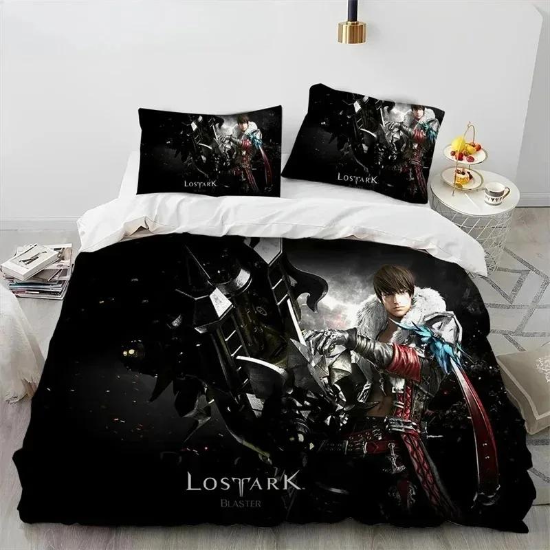 3D Lost ARK Spel Gamer Tecknadstäcke Sängklädesset, Påslakan Sängset Täcke Örngott, King Queen Size Sängklädesset Gåva