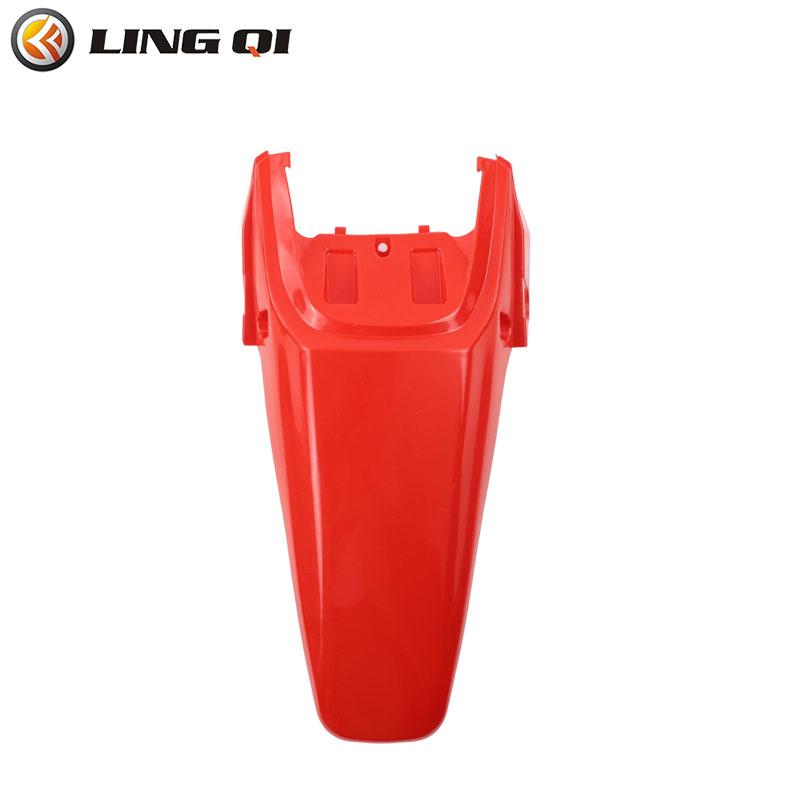 

LINGQI модифицированный пластиковый комплект обтекателя заднего крыла, подходит для HONDA CRF70 XR CRF 70, грязевой пит-байк, брызговик красный