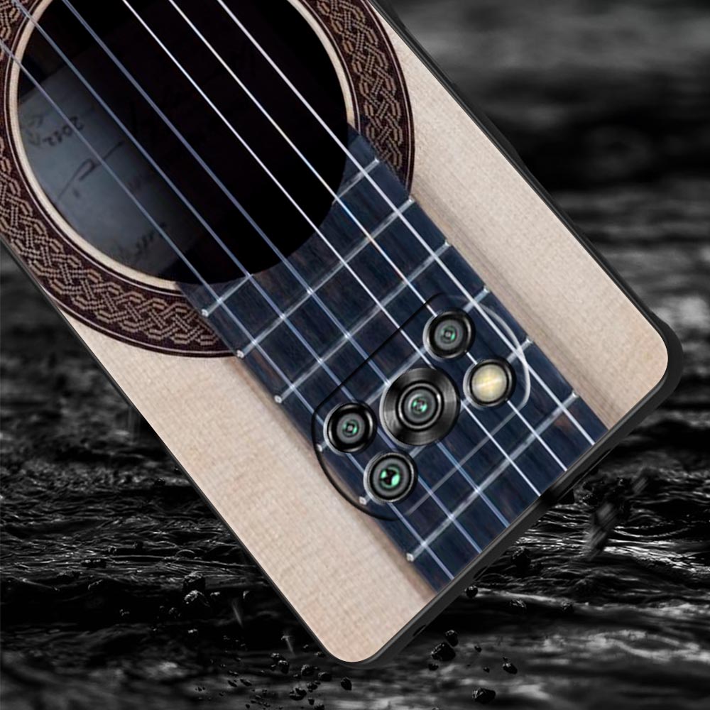 Music Instrument Guitar Piano Phone Case For Xiaomi Mi Poco X3 NFC M3 F4 F3 M4 X4 5G Note 10 12 Lite 11 11T 13 12T Pro 9T Cover