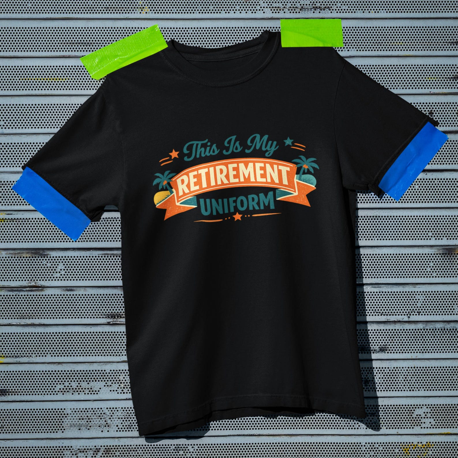 This Is My Retirement Uniform Shirt | Funny Retirement Tee | Comfort Colors 1717 2XL