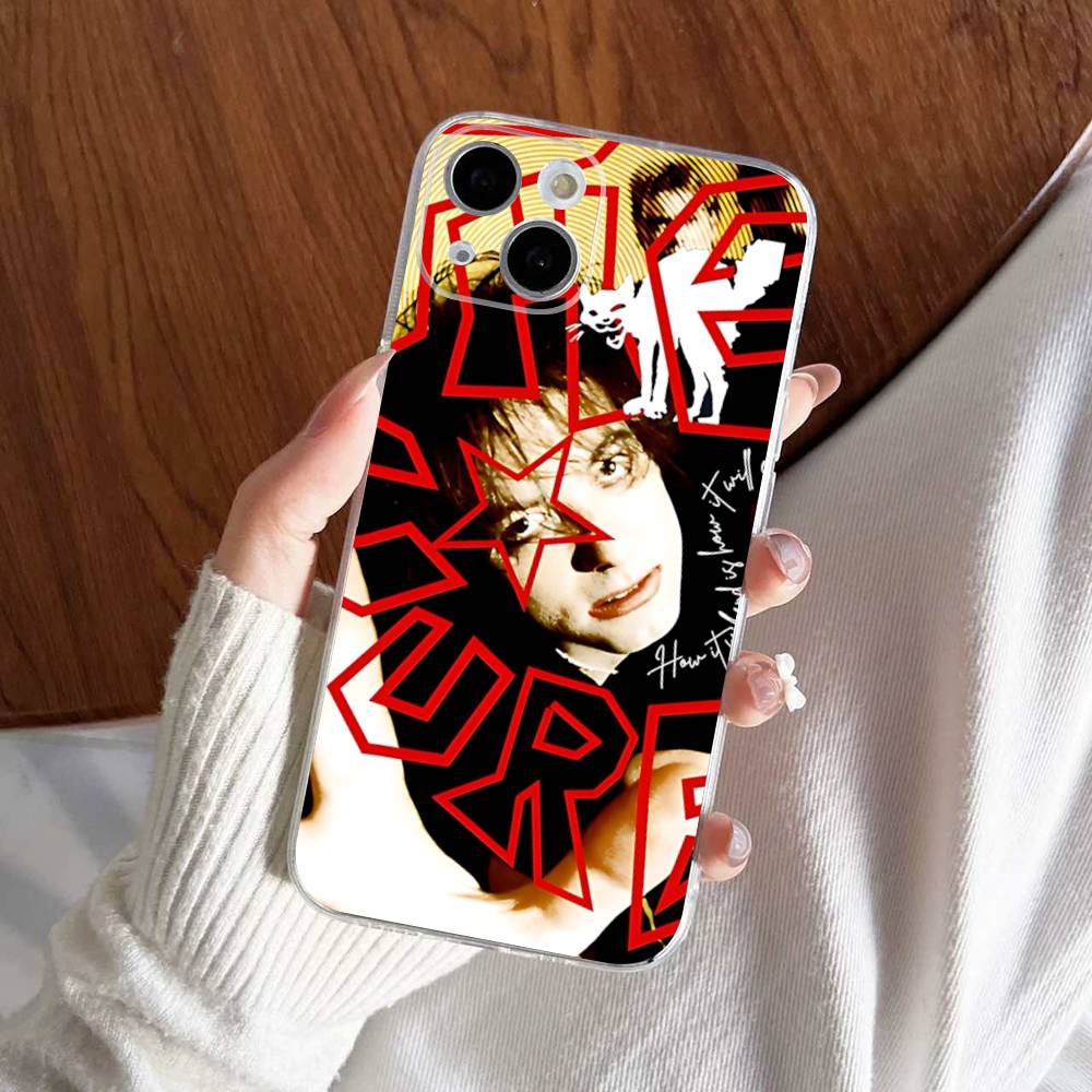 Hot Classic Rock The C-CureS Band Phone Case For IPhone 17 16 15 14 13 12 11 Pro Max Plus Soft Cover Personalized DIY